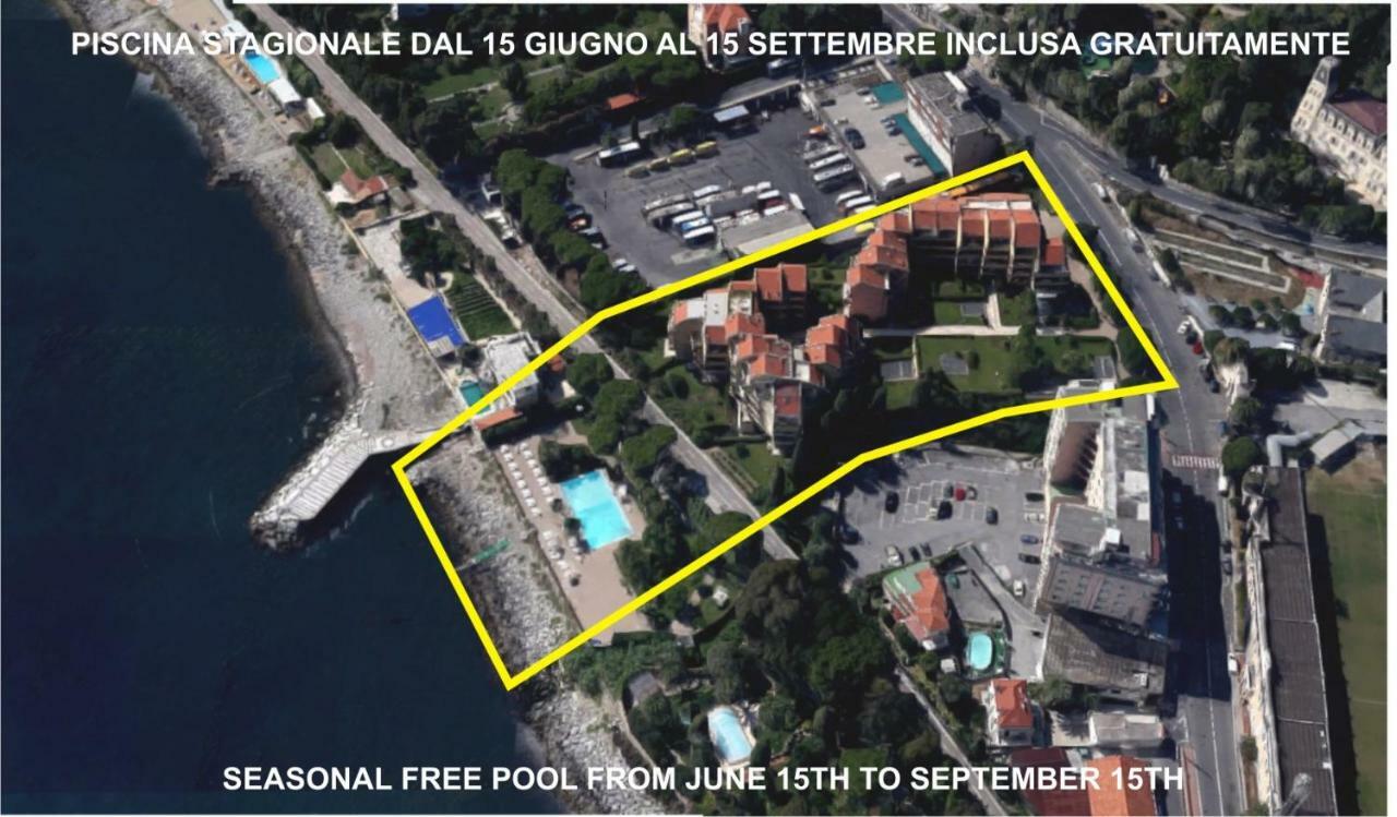 Flat Acquamarina Lägenhet Sanremo Exteriör bild
